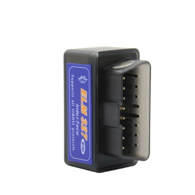 Tester auto, Interfata OBD II diagnoza auto OBD 2, Rocketek, telefon, smartphone, laptop, tableta, ELM 327, Bluetooth 4.0, Negru