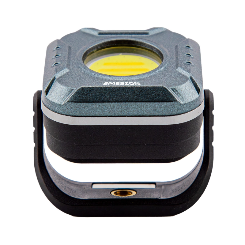 Mini Proiector Lanterna LED Tricolor + Rosu 5.7W, EMESZON®, Strobo, SOS, prindere Magnet, Stativ, Filet 1/4 inch, albastru-negru