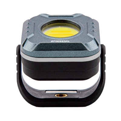 Mini Proiector Lanterna LED Tricolor + Rosu 5.7W, EMESZON®, Strobo, SOS, prindere Magnet, Stativ, Filet 1/4 inch, albastru-negru