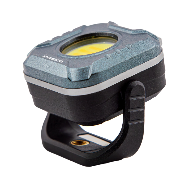 Mini Proiector Lanterna LED Tricolor + Rosu 5.7W, EMESZON®, Strobo, SOS, prindere Magnet, Stativ, Filet 1/4 inch, albastru-negru