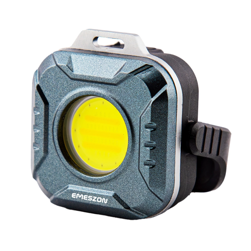 Mini Proiector Lanterna LED Tricolor + Rosu 5.7W, EMESZON®, Strobo, SOS, prindere Magnet, Stativ, Filet 1/4 inch, albastru-negru