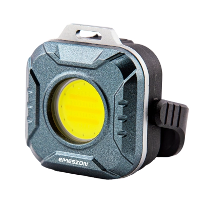 Mini Proiector Lanterna LED Tricolor + Rosu 5.7W, EMESZON®, Strobo, SOS, prindere Magnet, Stativ, Filet 1/4 inch, albastru-negru