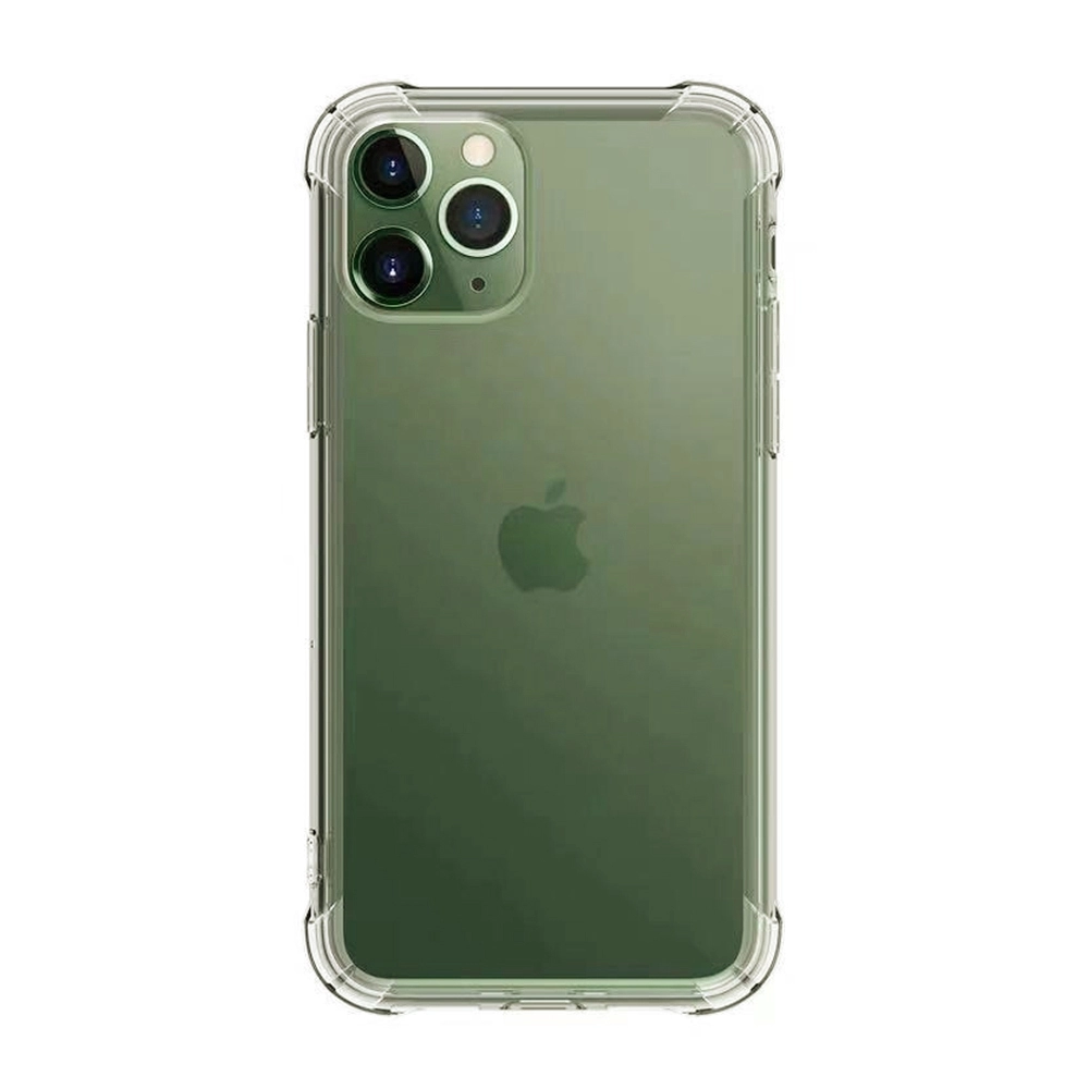 Husa bumper pentru telefon iPhone 11, Usams, din Silicon, cu dubla protectie Antisoc, transparenta