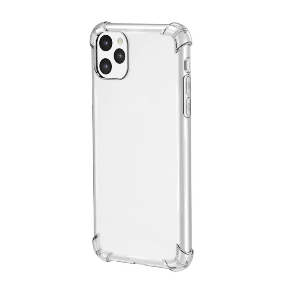 Husa bumper pentru telefon iPhone 11, Usams, din Silicon, cu dubla protectie Antisoc, transparenta