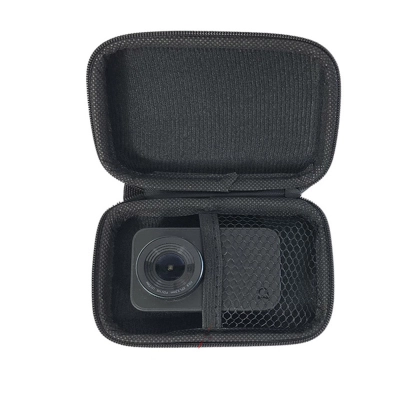 Carcasa de tip husa, Envisage, suport carduri si camera de actiune GoPro Hero, SJCAM sau camere de actiune similare, negru