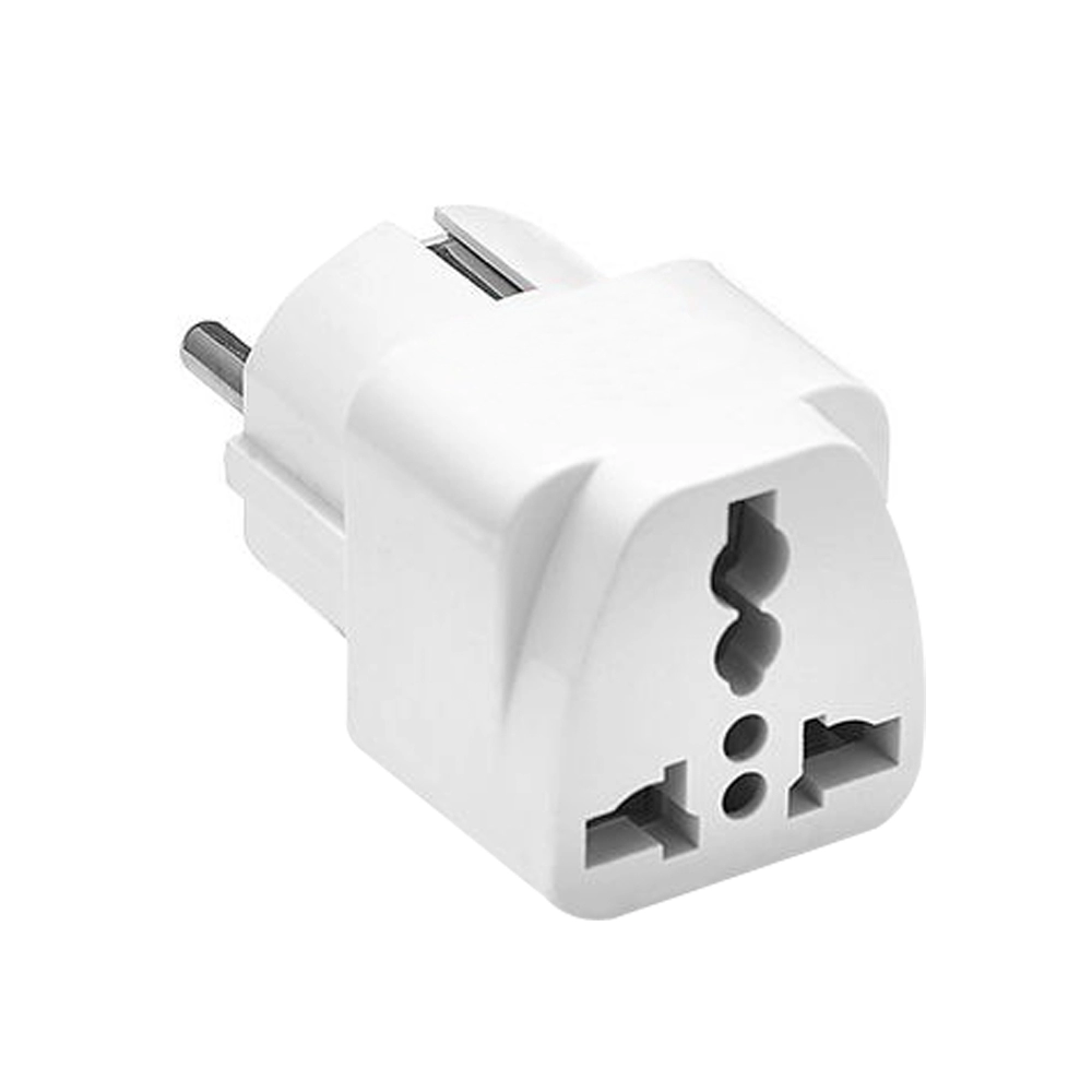 Adaptor universal, Usams, priza retea electrica 110V 220V cu 10A, UK Marea Britanie, US America, AU Australia, EU Europa, alb