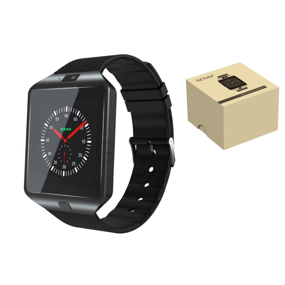 Ceas inteligent SmartWatch, SIM Card DZ091, Envisage, Camera, Bluetooth, Notificari Facebook, WhatsApp, Browser, Agenda, Negru