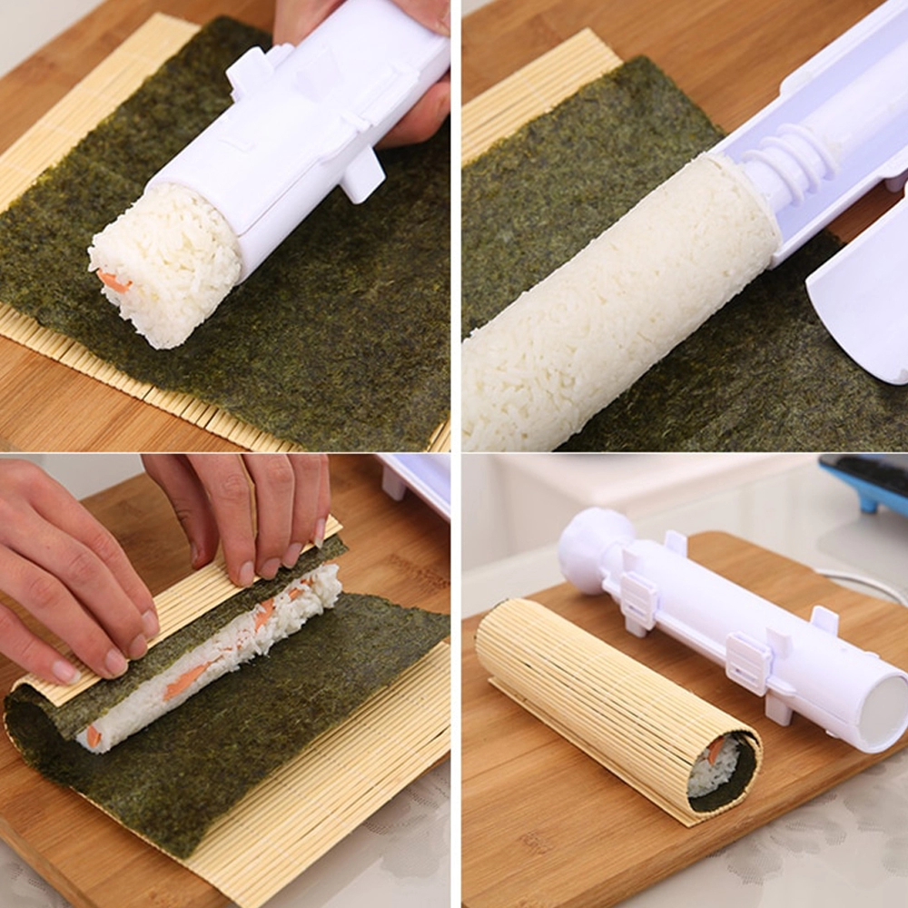 Aparat manual de facut Sushi Roll, Envisage, alb